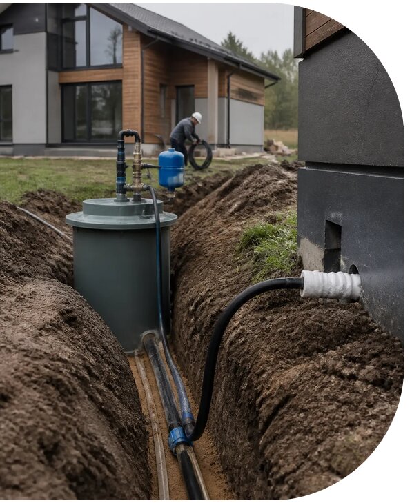 Подключение скважины к дому с монтажом оборудования в Надыме